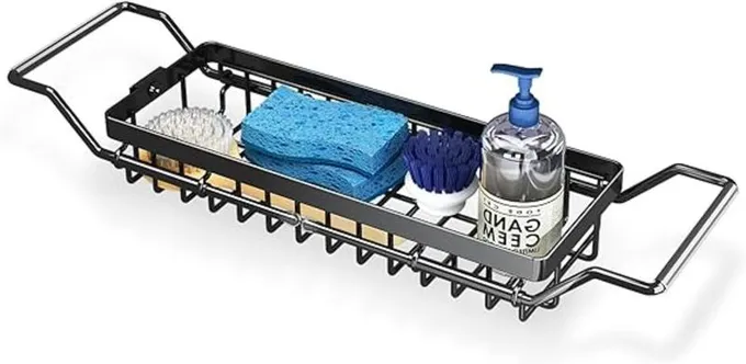Sink Caddy Sponge Holder Telescopic Kitchen Sink Organizer for Sale