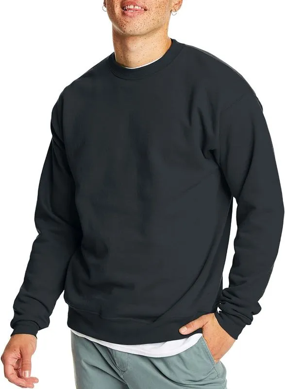 Hanes Men's Ecosmart Fleece Sweatshirt, Cotton-blend Pull for Sale