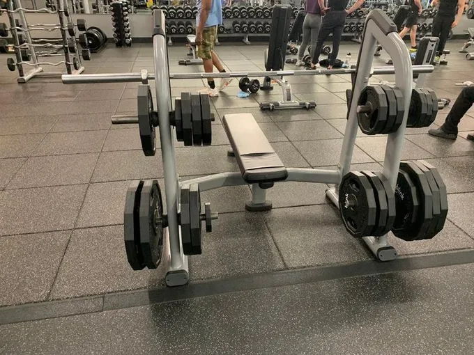 (2) Precor Discovery Series Olympic Flat Bench RTR#  for Sale