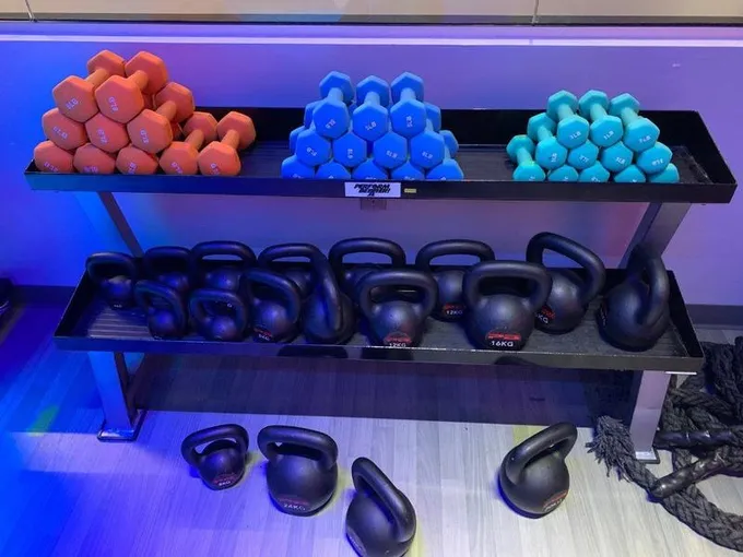 Set of Rubber Coated Hex w/ 34 Dumbbells RTR# 3124573-66 for Sale