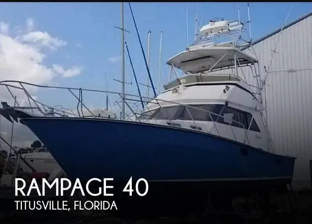 Rampage 40 Convertible Sportfish/Convertibles 1987 for Sale
