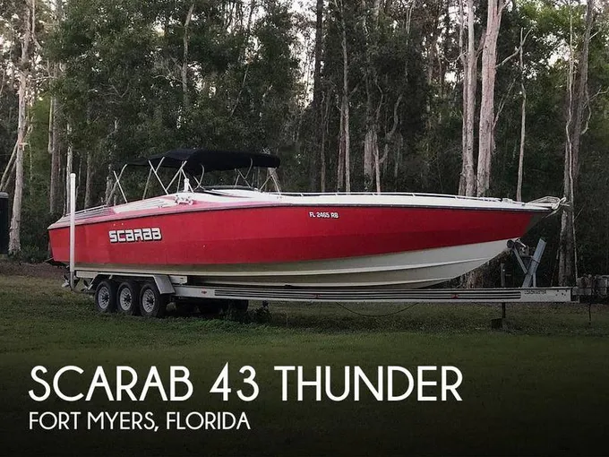 Scarab 43 Thunder High Performance 1995 for Sale