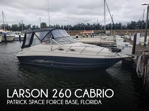 Larson 260 cabrio Cuddy Cabins 2007 for Sale