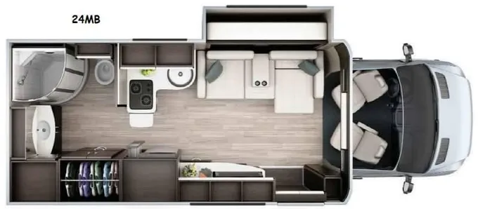 2015 Leisure Travel Vans Unity U24MB 25ft for Sale