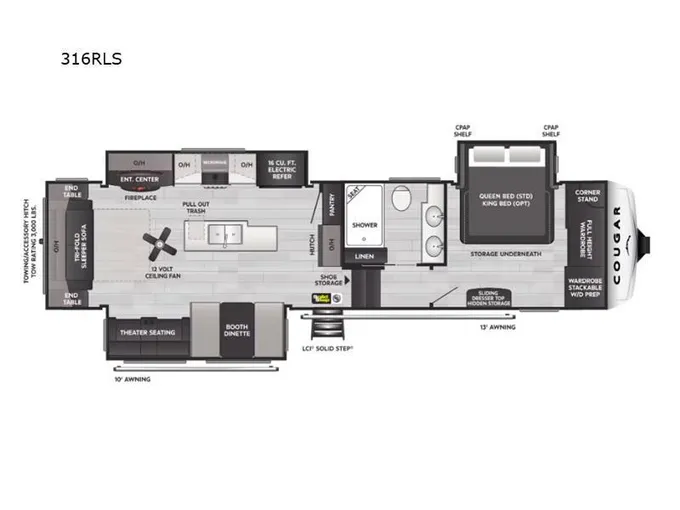 2024 Keystone Keystone RV Cougar 316RLS 35ft for Sale