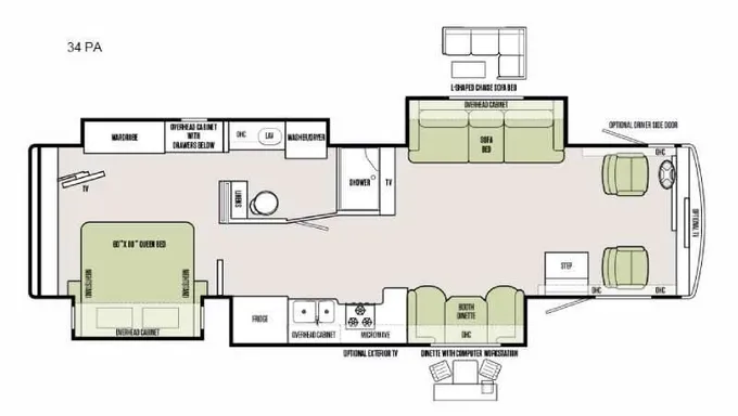 2016 Tiffin Tiffin Motorhomes Allegro 34 PA 36ft for Sale