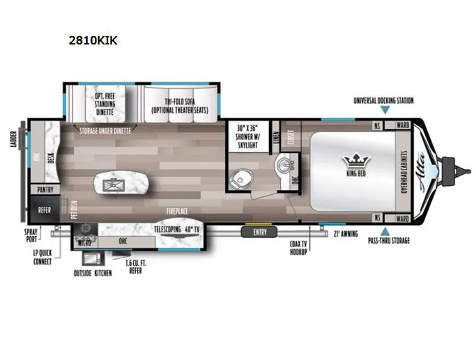 2022 East To West Alta 2810KIK 33ft for Sale