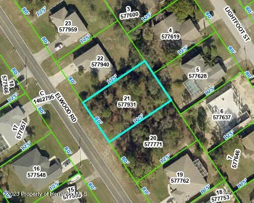 0 ELWOOD ROAD, Spring Hill, FL 34609 Land For Sale  MLS# 2235399