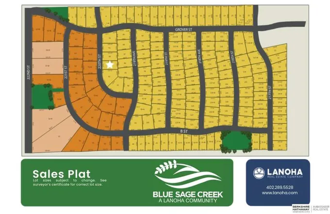 BLUE SAGE CREEK LOT 81, Elkhorn, NE 68022 Land For Sale  MLS# 22403324