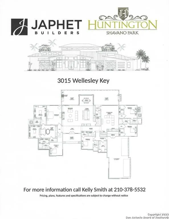 3015 Wellesley Key, Shavano Park, TX 78231-2270 for Sale