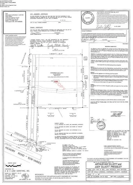 2585 Hickory Rd, Holly Springs, GA 30115 - MLS 7087430 for Sale