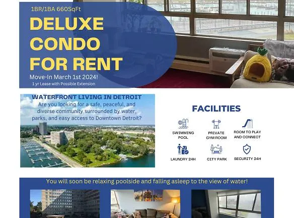 8900 E Jefferson Ave unit 110 - Detroit, MI 48214 - Home For Rent