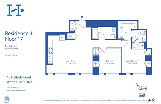10 Halletts Point, Unit 1741 for Rent