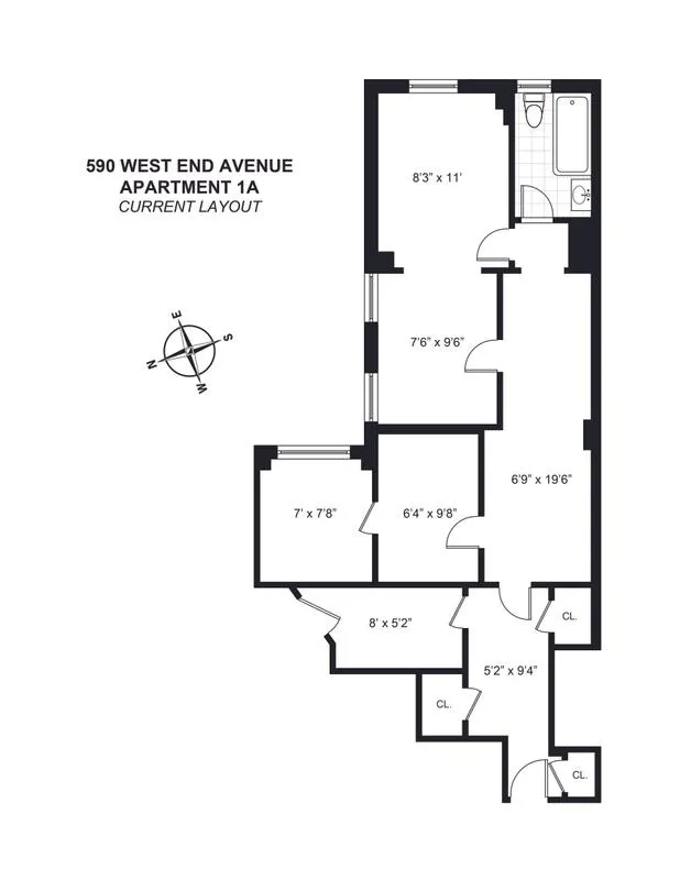 590 West End Avenue, Unit 1A for Sale