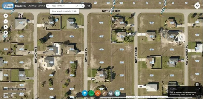 1903 Northwest 1st Place, Cape Coral, FL 33993 for Sale