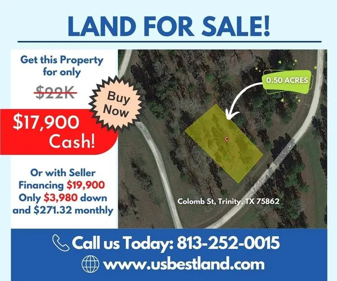 Trinity, Trinity County, TX Undeveloped Land, Homesites for sale Property ID: 416213490