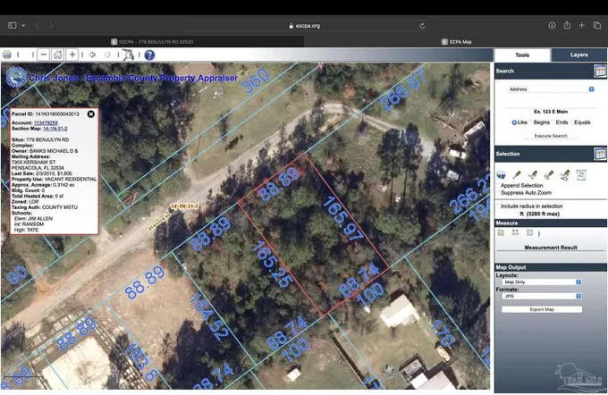 Cantonment, Escambia County, FL Undeveloped Land, Homesites for sale Property ID: 418860344