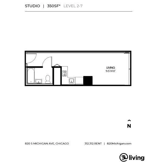 Rental listing in West Loop, Downtown. Contact the landlord or property manager direct about rental.