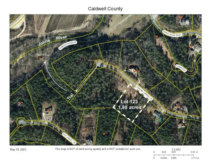 1.88-acres Lot 123 Sunset Creek Lane, Unit LOT 123, Lenoir, NC 28645 for Sale