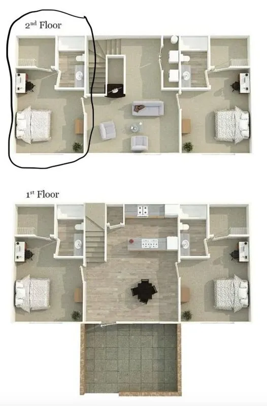 Furnished Raleigh, Wake (Raleigh) room for rent in 4 Bedrooms, Apartment for 865 per month. Room ID 4739497