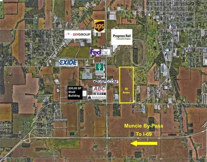 Muncie, Delaware County, IN Undeveloped Land for sale Property ID: 416116078