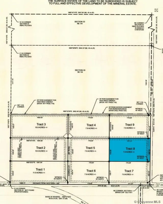 TRACT 8 ROAD 151, Carpenter, WY 82054 Land For Sale  MLS# 90980