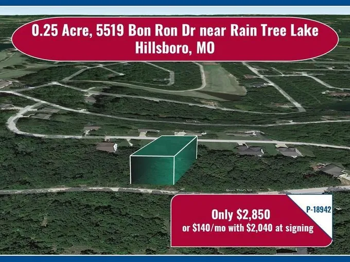 Hillsboro, Jefferson County, MO Undeveloped Land, Homesites for sale Property ID: 418413408