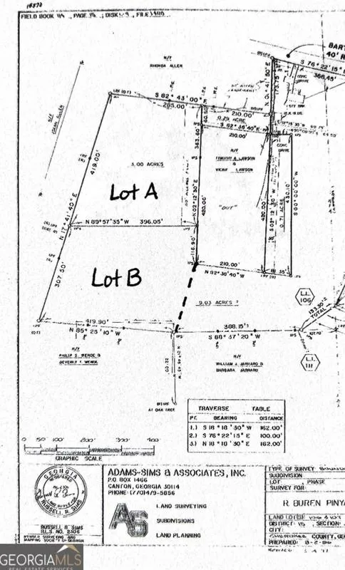 L A& b Bart Manous Rd, Canton, GA 30115 - MLS 10072811 for Sale