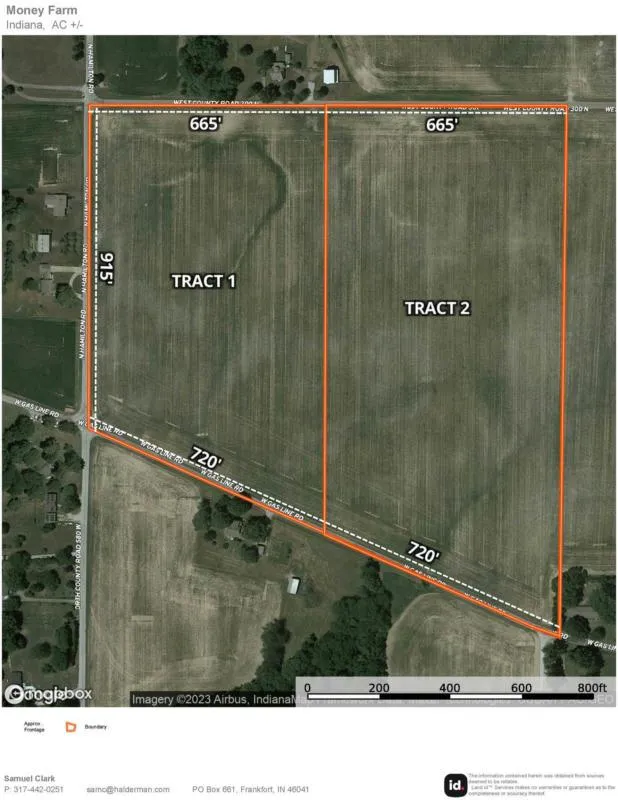 2875 N HAMILTON RD, Frankfort, IN 46041 Farm For Sale  MLS# 21956677