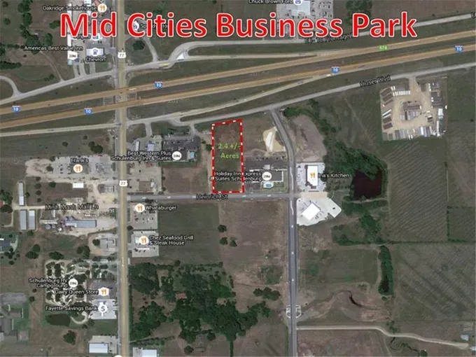 I-10 Feeder Rd (Huser Blvd) & Heinrich St, Schulenburg, TX 78956 for Sale