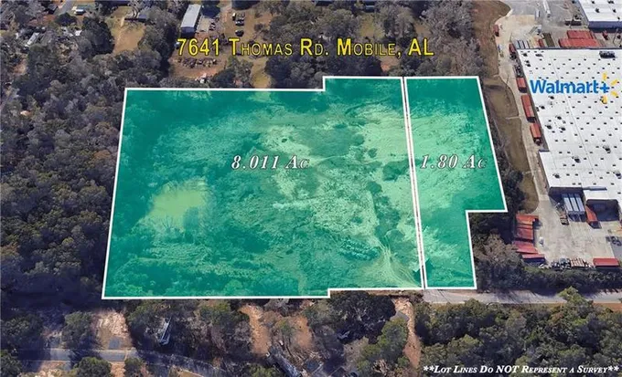 7641 THOMAS RD, Mobile, AL 36695 Land For Sale  MLS# 7247167