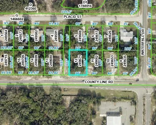 Spring Hill, Hernando County, FL Undeveloped Land, Homesites for sale Property ID: 417337875