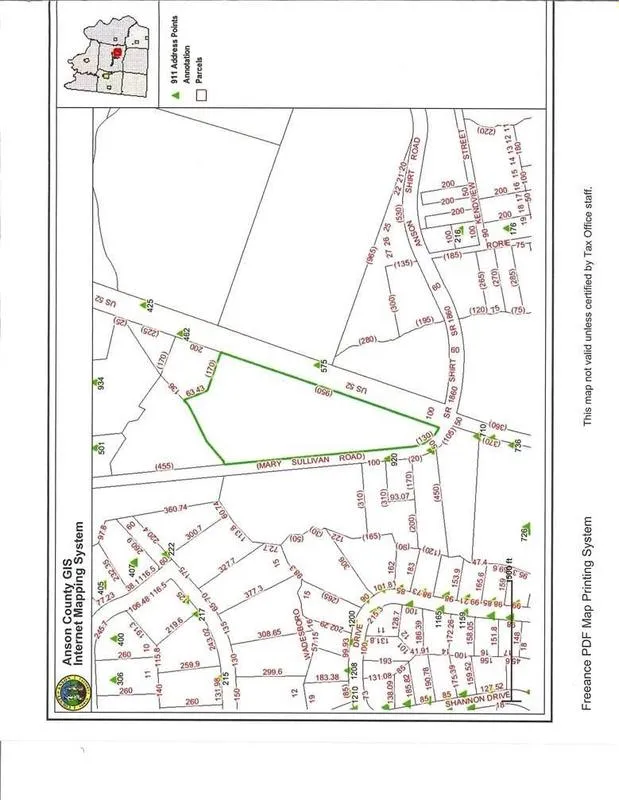 Wadesboro, Anson County, NC Undeveloped Land for sale Property ID: 415830840