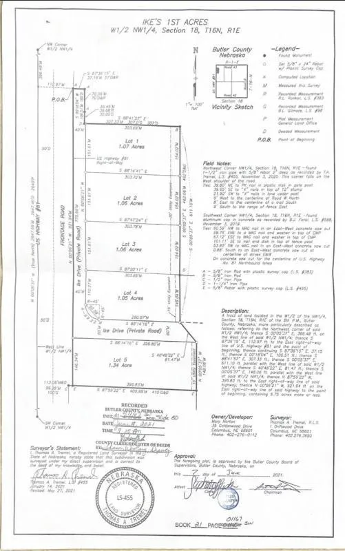 4286 A RD, COLUMBUS, NE 68601 Land For Sale  MLS# 2021523