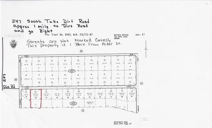 Barstow, San Bernardino County, CA Undeveloped Land, Homesites for sale Property ID: 417888129