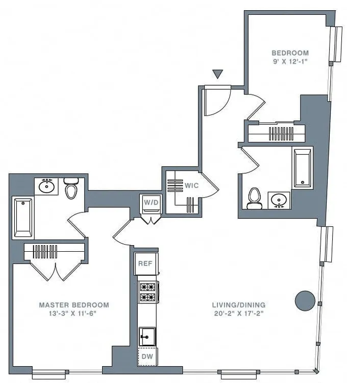 2 Bedroom 2 Bath In Manhattan NY 10038 for Rent