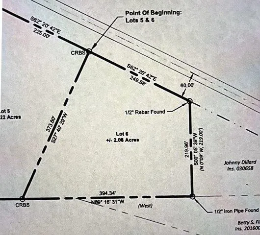 Plot For Sale In Baldwyn, Mississippi