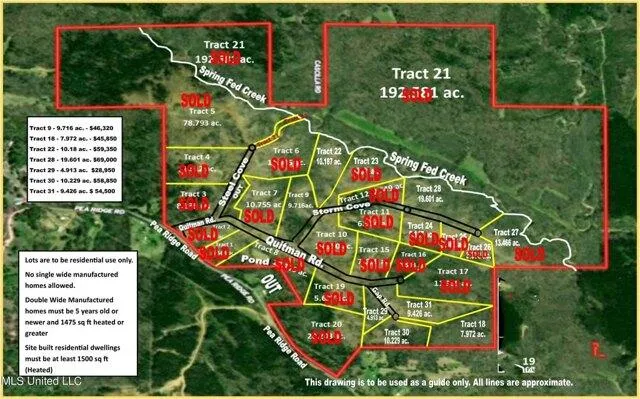 Plot For Sale In Grenada, Mississippi