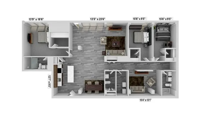251 Dekalb - 3 Bed Townhouse Deluxe for Rent