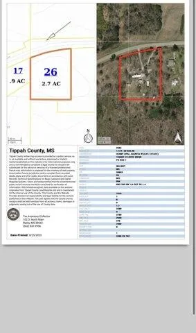 Plot For Sale In Walnut, Mississippi