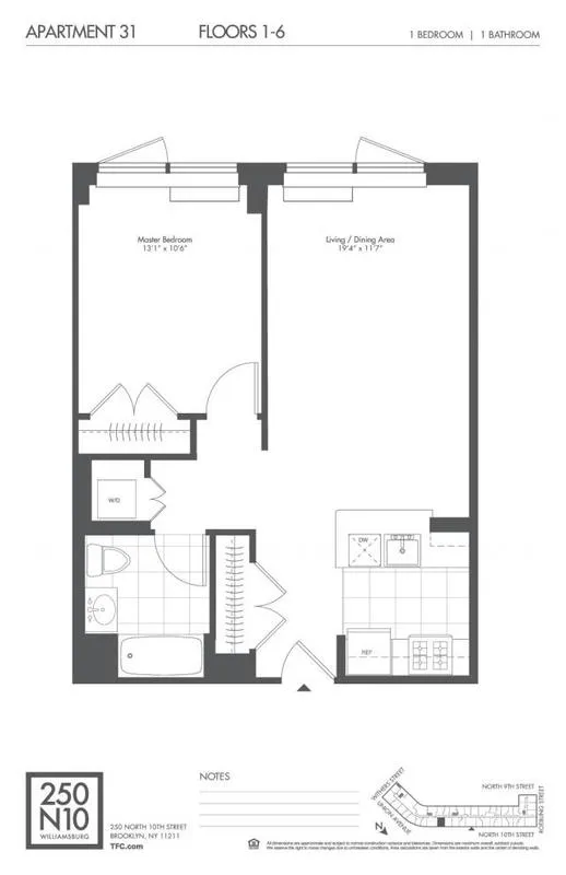 1 bedroom in Brooklyn NY 11211 for Rent