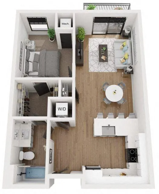 The Reeve Lakeside - PLAN B6 for Rent