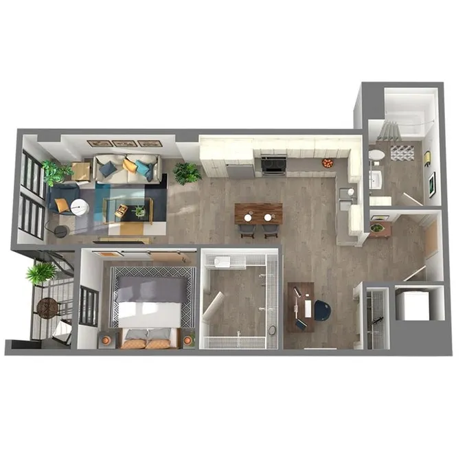 Center Steps - 1x1D-2 for Rent
