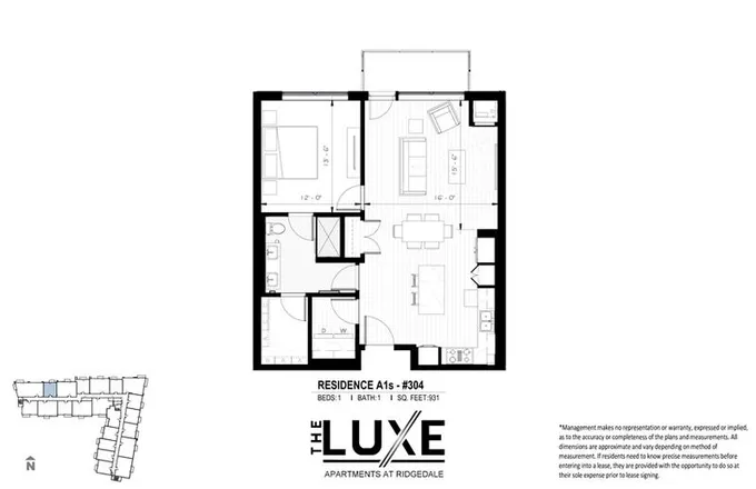 The Luxe, Apartments at Ridgedale - A1s for Rent