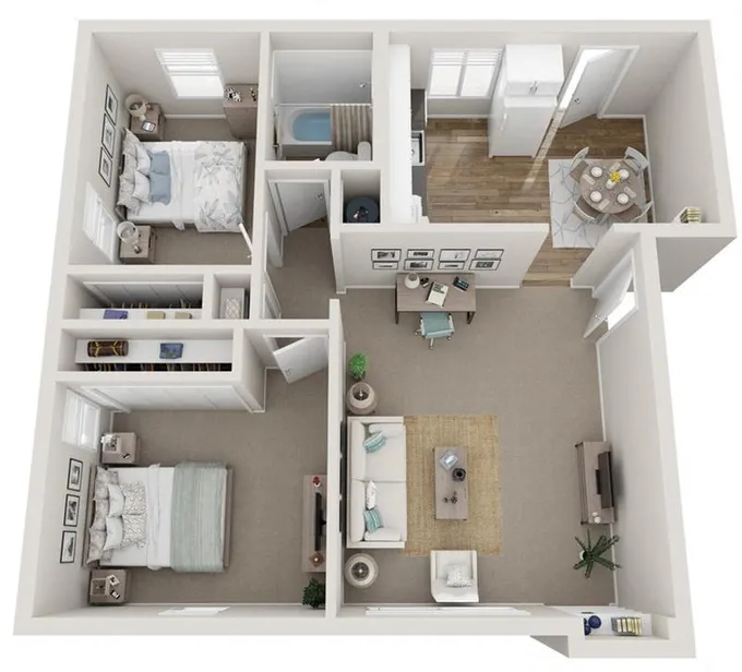 Woodhaven - 2x1 for Rent
