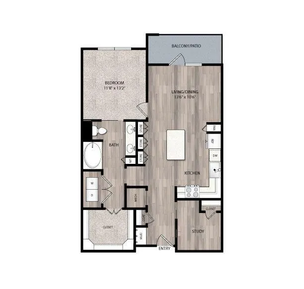 The Edison at Frisco - A5 with Study for Rent