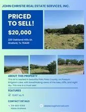 220 Oakland Hills Dr, Graford, TX 76449 for Sale