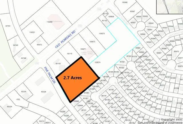 0 OLD PEARSALL RD & FIVE PALM DR, San Antonio, TX 78242 for Sale