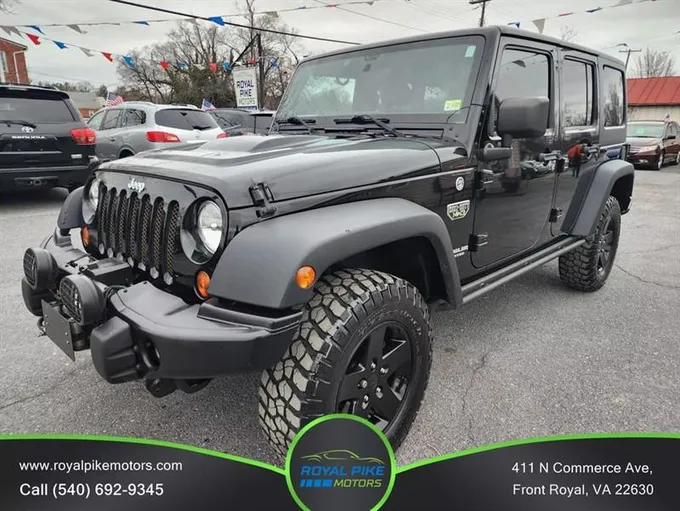 2012 Jeep Wrangler Unlimited Rubicon Sport Utility 4D SUV for Sale