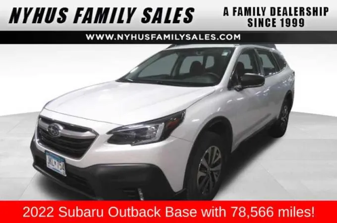 2022 Subaru Outback White, 78K miles for Sale